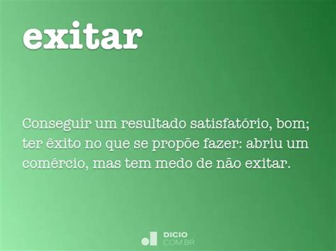 Significado de Exitar .